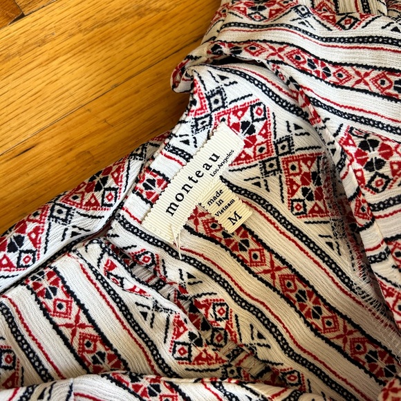 Red/blue geo print tank - Picture 3 of 3